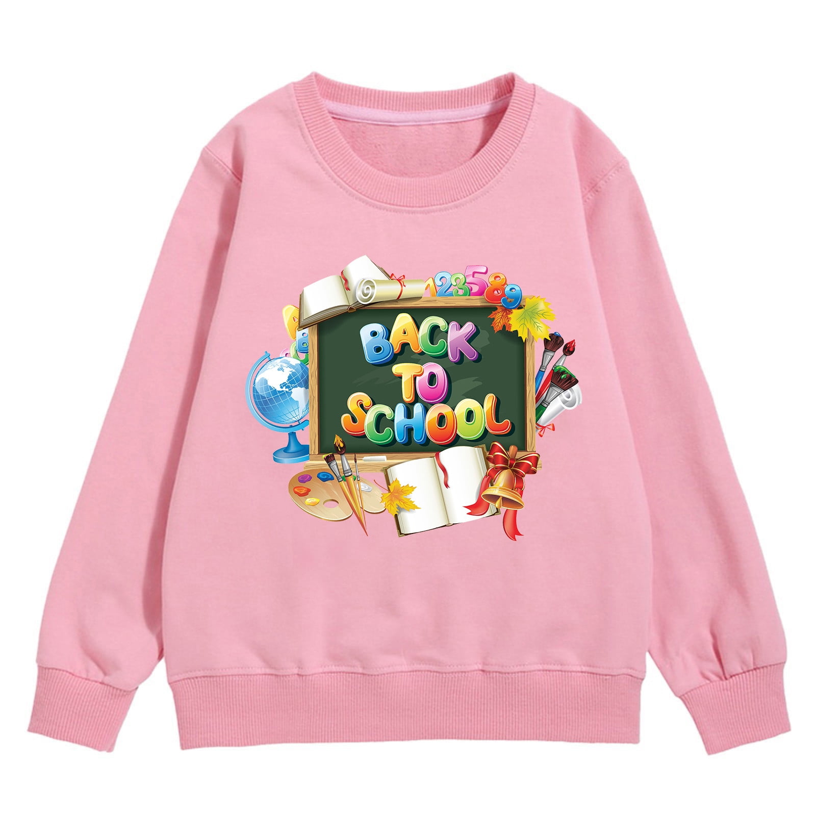 Baby Girls' Hoodies Back To School Season Girls Sweatshirt Winter Long