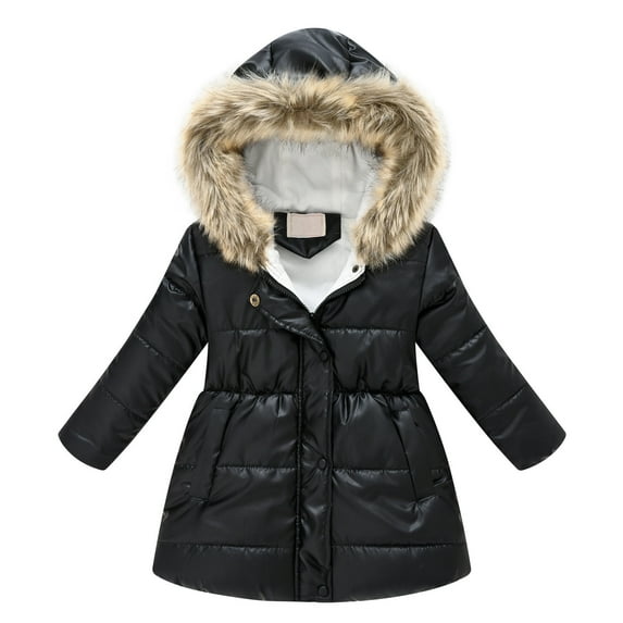 Baby Girls Jackets Baby Kids Winter Thick Warm Hooded Windproof Coat Outwear Jacket Clothes