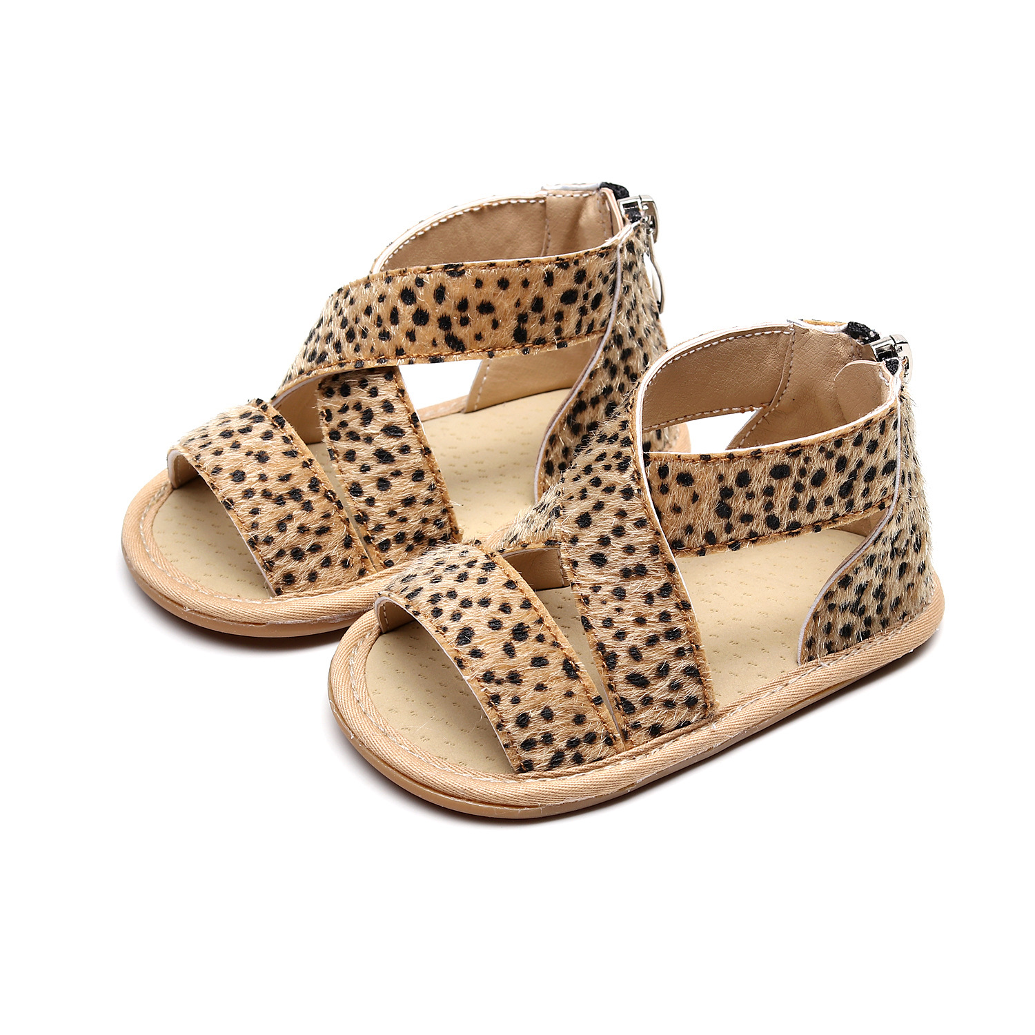 Girls leopard sandals deals