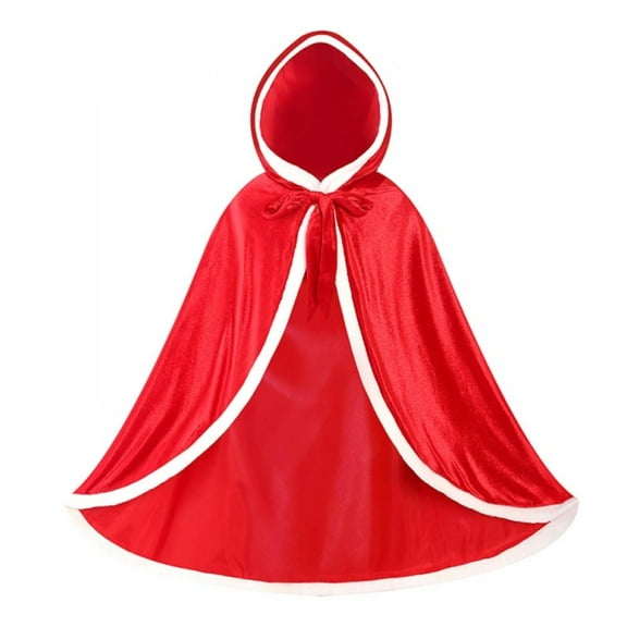 Baby Girls Little Red Riding Hood Halloween Costumes Toddler Cosplay Outfits Cape Cloak Fairy Tale Christmas Fancy Dress up Gown,3-10 Years