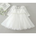 thumbnail image 1 of Baby Girls Long Sleeve Baptism Dress Baby Girls Christening Gown 6m, 1 of 5