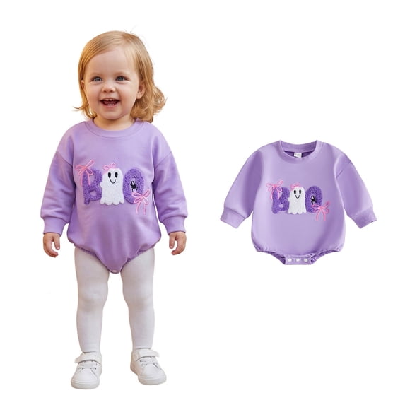 Baby Girls Long Sleeve Cute Embroidered Bodysuit Newborn Romper Cosplay Costume Halloween Costume Size 3-18 Months