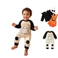 thumbnail image 1 of Baby Girls Long Sleeve Embroidered Bodysuit Jumpsuit Halloween Party Clothes Toddler Boys Halloween Outfits Size 12-18 Months, 1 of 5
