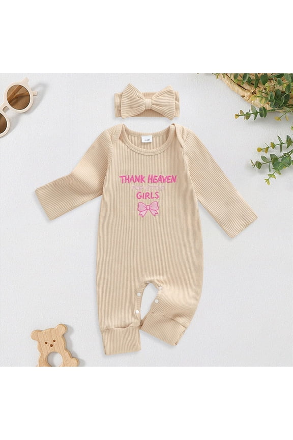 Baby Girls' Long Sleeve Ruffle Shoulder Bodysuits Organic Cotton for Infant Baby Girls 6-12 Months 12-24 Months 2t 3t 4t 5t 6t 7t 8t 9t Children Beige Newborn