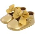 thumbnail image 1 of Baby Girls Mary Jane Flats Anti-Slip Sole Bow Toddler Princess Dress Shoes, 1 of 5