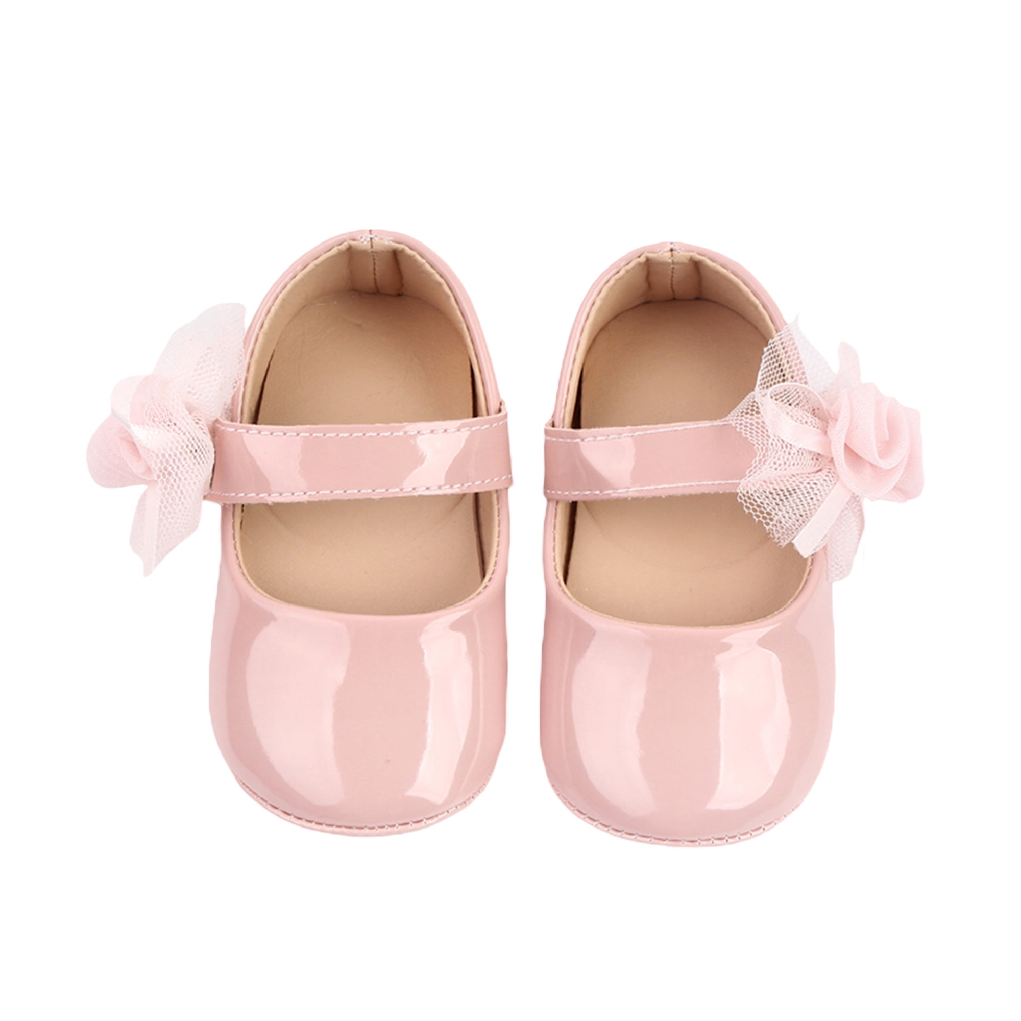 Baby Girls Mary Jane Flats Princess Shoes Wedding Dress Shoes