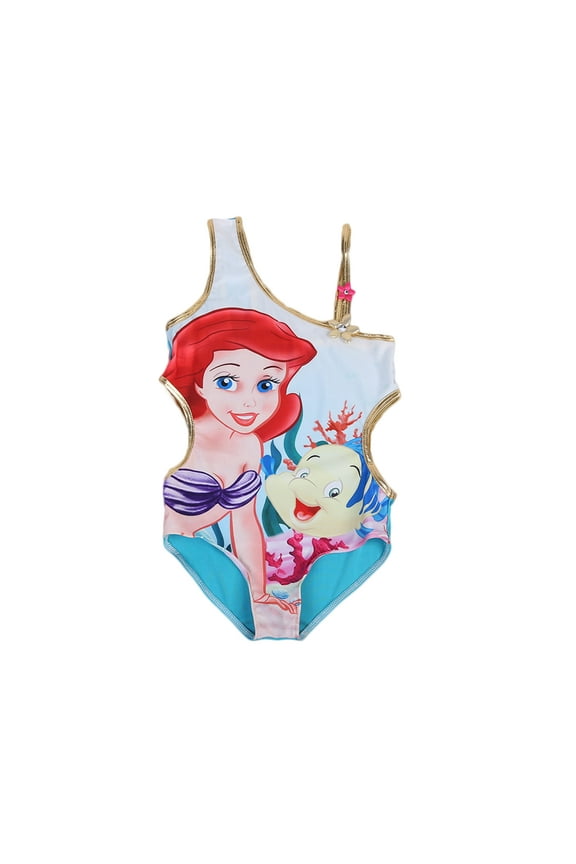 Baby Girls Mermaid One-piece Casual Sleeveless Swimwear Swimsuit Beach Clothes