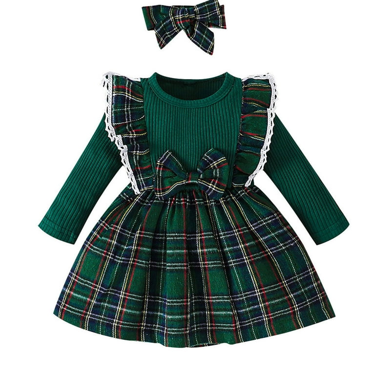 Bowknot Flounce Long Sleeve Dresses Bowknot Flounce Long Sleeve Dresses