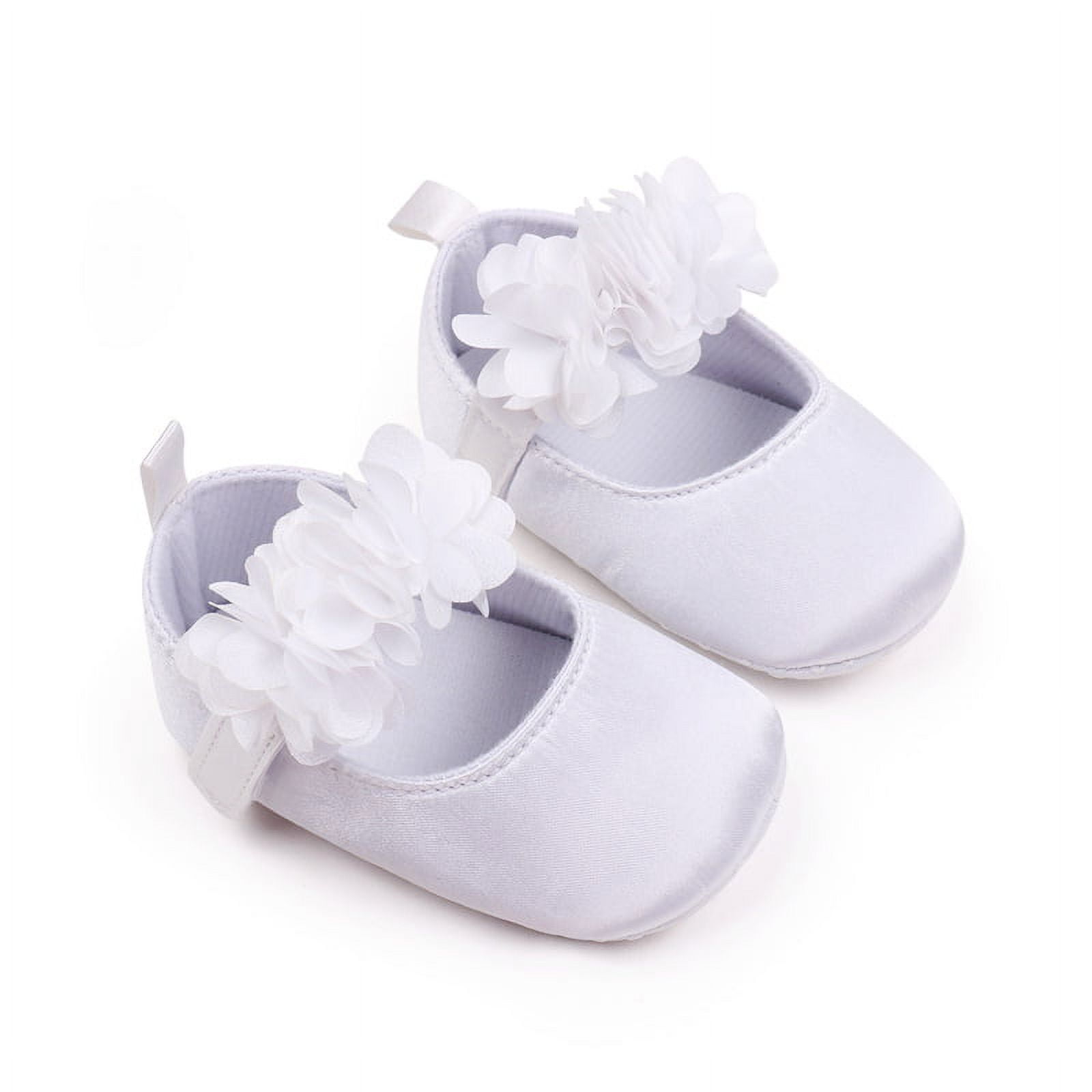 Baby Girls Princess Shoes, Flower Nonslip First Walker Shoes