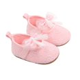 thumbnail image 1 of Baby Girls Princess Shoes, Soft Bow Flower Non-slip Toddler Shoes, 1 of 6