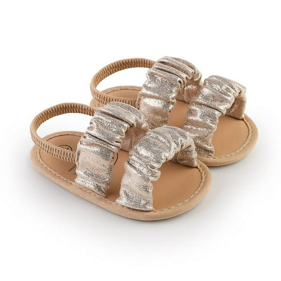 Baby Girls Sandals Summer Shoes Outdoor First Walker Toddler Girls Boys Shoes for 0-18 Months