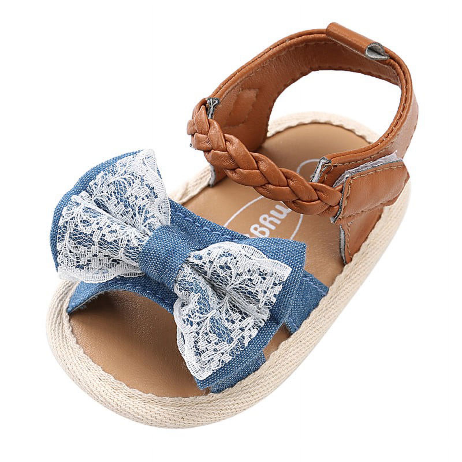 Baby Girls Sandals Summer Shoes Outdoor First Walker Toddler Girls Shoes for Summer - image 1 of 6
