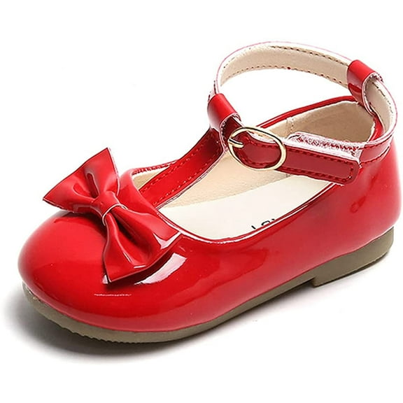 Toddler Baby Girls Dress Shoes Ballet Sparkle Wedding Party Princess Mary Jane Ballerina Flats Shoes for Girls