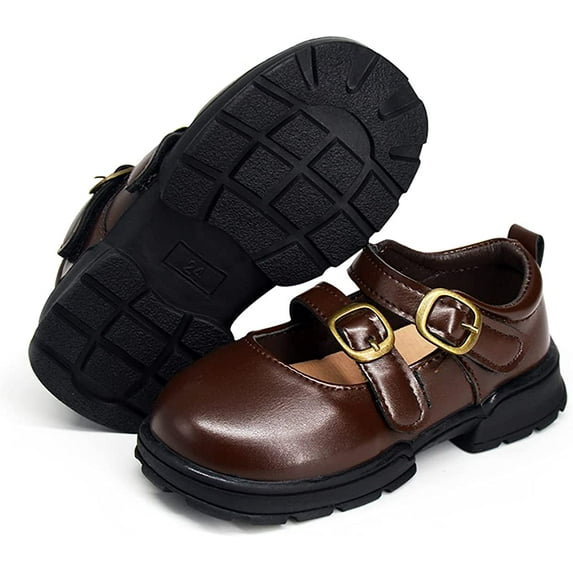 Baby Girls Shoes Mary Jane Flats Bowknot Non-Slip Toddler Girl Dress Shoes First Walkers Princess Wedding Shoes