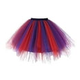 thumbnail image 1 of Baby Girls Soft Fluffy Tutu Skirt Toddler Party Carnival Girl Mesh Tutu Princess Skirt Flower Girl Dress Eggplant, 1 of 4