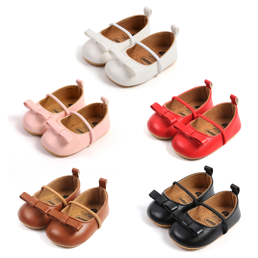 Baby Girls Soft Sole Wedding Dress Shoes Baby First Walker Shoes ...