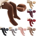 thumbnail image 1 of Baby Girls Soft Warm Winter Tights Stocking Toddler Full Length Pants Tights Children Leggings Pantyhose 24 Month Easter Outfit Girl Softball Girl Youth Softball Pants for Girls Gymnastics Cover, 1 of 4
