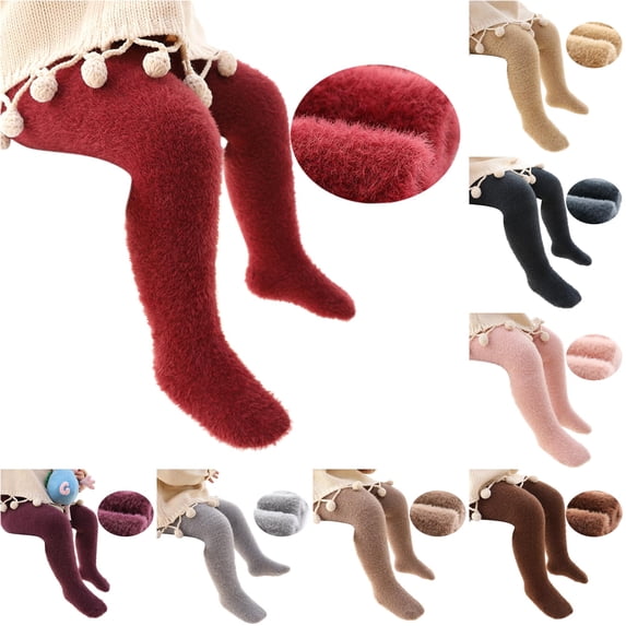 Baby Girls Soft Warm Winter Tights Stocking Toddler Full Length Pants Tights Children Leggings Pantyhose 24 Month Easter Outfit Girl Softball Girl Youth Softball Pants for Girls Gymnastics Cover