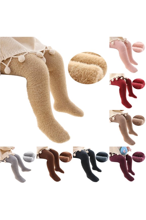 Baby Girls Soft Warm Winter Tights Stocking Toddler Full Length Pants Tights Softball Pants for Zipper Track Pants School Clothes for Girls Softball Pants Girls 8-12