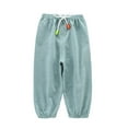 thumbnail image 1 of Baby Girls Spring Summer Cotton Mosquito Bites Pants Sports Casual Boys Trousers Toddler Clothes, 1 of 8