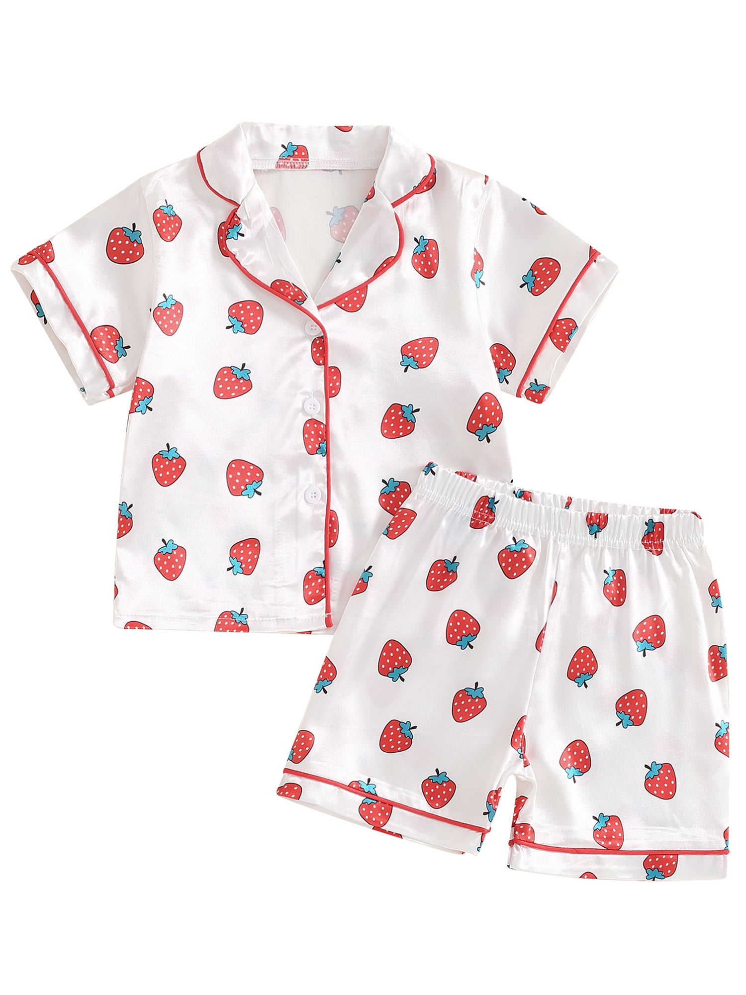 Strawberry pajamas baby sale