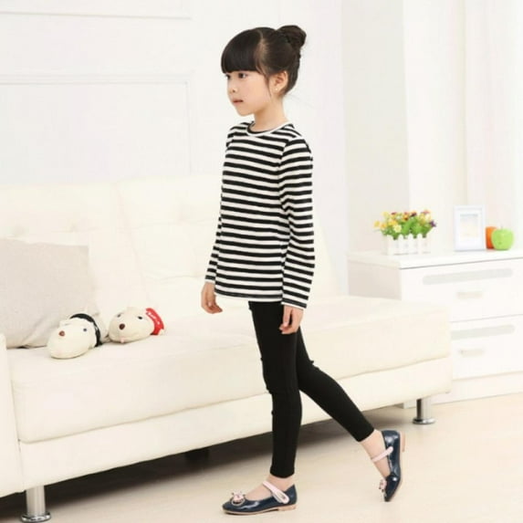 Baby Girls Stretch Leggings Ankle Length 3-9 Years