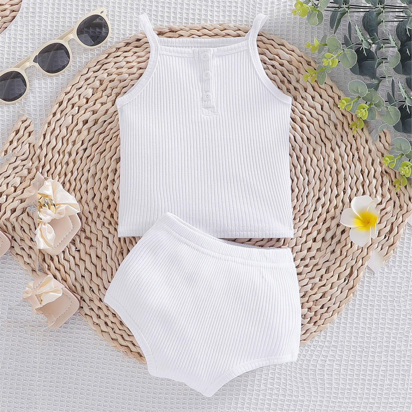 Infants Black Shorts and Suspenders Outfit 850 main image 1