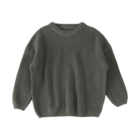 Baby Girls' Sweater Boy Knit Crewneck Long Sleeve Sweatshirt Fall Winter Clothes Tops Pullover for Girls Size 12-18 Months