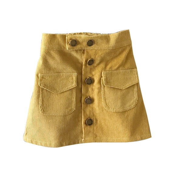 Baby Girls Sweet Pocket Skirt Package Hip Skirt Spring Winter Short Skirt Party Skirt Fashion Lovely Toddlers Clothing