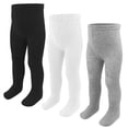 thumbnail image 1 of Baby Girls Tights, 3 Pack Infant Knit Cotton Pantyhose Leggings Stockings for Newborn Toddler Girls 0-24 Months, 1 of 5