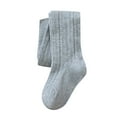thumbnail image 1 of Baby Girls Tights Cotton Cable Knit Footed Pantyhose Baby Stockings Toddler Leggings 0 Months-6 Months, 1 of 4