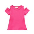 thumbnail image 1 of Baby Girls & Toddler Girls Solid Short Sleeve T-Shirts, Sizes 9M-2T, 1 of 9