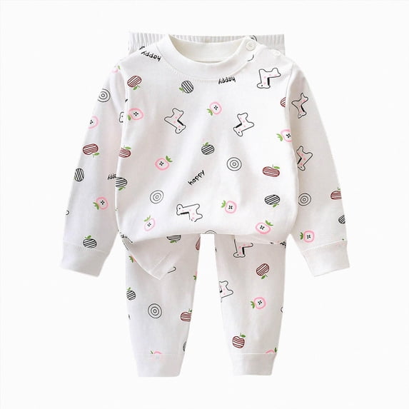 Baby-Girls And Toddler Long Sleeve Top And Pants Snug Fit Cotton 2 Piece Pajama Set,non‑shrinking 6-12 Months 12-24 Months 2t 3t 4t 5t 6t 7t 8t 9t Children 3-4 Years