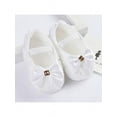 thumbnail image 1 of Baby Girls' White Christening Shoes Baptism Floral Wedding Shoes Baby Girls' Bap, 1 of 2