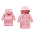 thumbnail image 1 of Baby Girls Winter Coat,Baby Boys Puffer Coat Mid-length Hooded Jacket Lightweight Puffer Jacket For Kids Baby Baby Girl Jacket Little Boys Girls Clothes, 1 of 9