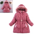 thumbnail image 1 of Baby Girls Winter Coat,Baby Boys Puffer Coat Mid-length Hooded Jacket Zipper Up Down Coats For Kids Baby Baby Boy Jacket Baby Winter Clothes, 1 of 4