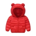 thumbnail image 1 of Baby Winter Coat Baby Boys Puffer Coat Bear Ear Cute Jackets Lightweight Puffer Jacket for Kids Baby Boys Toddler Fall Jacket Little Boys Girls Clothes 12-18 Months, 1 of 3