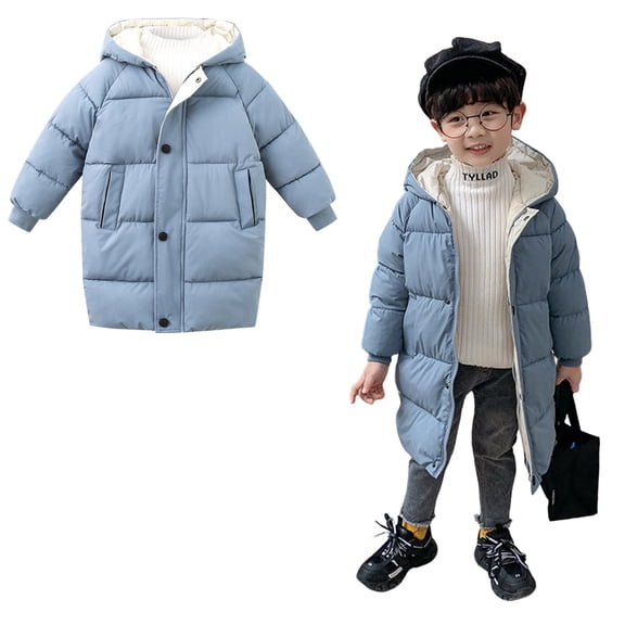 Baby Girls Winter Coat,Baby Girls Puffer Coat Mid-length Jackets Lightweight Puffer Jacket For Baby Boys Baby Jacket Kids Winter Clothes