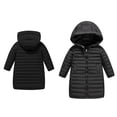 thumbnail image 1 of Baby Girls Winter Coat,Baby Girls Puffer Coat Mid-length Jackets Thicken Windproof Zipper Warm Outwear For Kids Baby Girls Baby Jacket Winter Baby Girl Clothes, 1 of 9