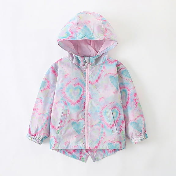 Baby Girls Winter Coat Cartoon Printed Solid Color Lightweight Coat Windbreaker Outerwear for Baby Clothes Winter 3-4 Years