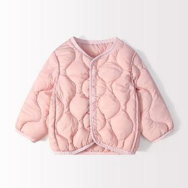 Baby Girls Winter Coat Cute Animal Printed Solid Color Lightweight Jacket Windproof Down Jacket for Kids Baby Boys Hoddie Jacket 2-3Years