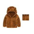 thumbnail image 1 of Baby Girls Winter Coat Jacket Bear Ear Hooded Jacket for Kids Baby Boys Child Down Jacket Baby Winter Clothes 4-5 Years, 1 of 8