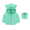 thumbnail image 1 of Baby Girls Winter Coat Jacket Cute Bear Ear Hooded Jacket for Kids Baby Boys Toddler Winter Jacket Baby Clothes 5-6 Years, 1 of 5