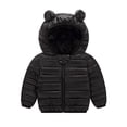 thumbnail image 1 of Baby Girls Winter Coat Toddler Puffer Coat Cute Bear Ear Hooded Jackets with Pockets Lightweight Puffer Jacket for Kids Baby Girls Baby Winter Jacket Baby Winter 3-4 Years, 1 of 3