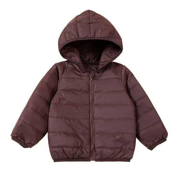 Baby Girls Winter Down Coat Hooded Jacket Windproof Down Coats Baby Boys Winter Jacket 6-9 Months