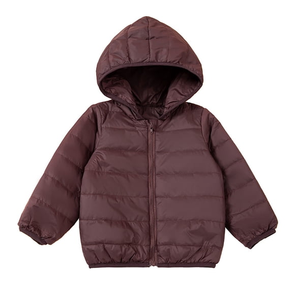 Baby Girls Winter Down Coat Hooded Jacket Windproof Down Coats Baby Boys Winter Jacket 6-9 Months