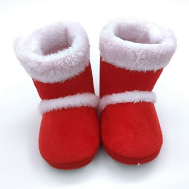 Baby Girls Winter Warm Snow Boots Soft Bottom Non-Slip Shoes-style3