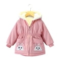 thumbnail image 1 of Baby Girls' and Toddler Heavy 3 in 1 Winter Jacket,Wind Water-Resistant Shell,Fleece Inne, 1 of 6