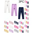 thumbnail image 1 of Baby Girls' and Toddler Leggings 3 Pack Comfortable Leggings For Girls Dance Pants Great Softness And Breathability Pants, 1 of 9