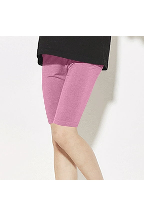 Baby Girls' and Toddler Solid Bike Shorts